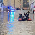 Часть Вены затопило после сильного ливня