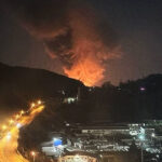 На нефтебазе в российском Туапсе после атаки дронов загорелся резервуар с бензином