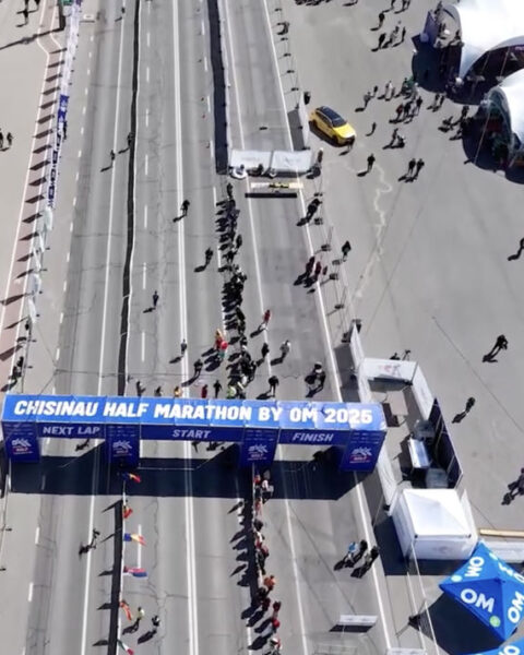В Кишиневе проходит первый Chișinău Half Marathon by OM