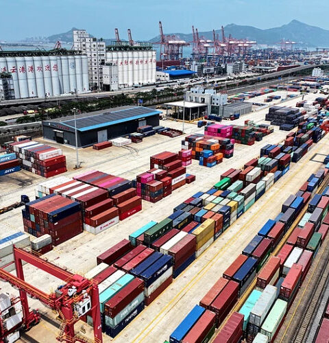 Количество грузовых поездов, отправившихся по маршруту Китай-Европа