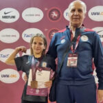 Молдавская спортсменка завоевала место в финале чемпионата Европы по борьбе.