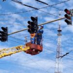 Новые светофоры на перекрестке улиц Хынчешть-Миорица