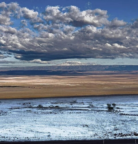 Снег выпал в самой засушливой пустыне Земли