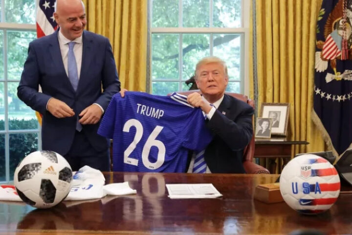 Дональд Трамп объявил о лучшем футболисте всех времён