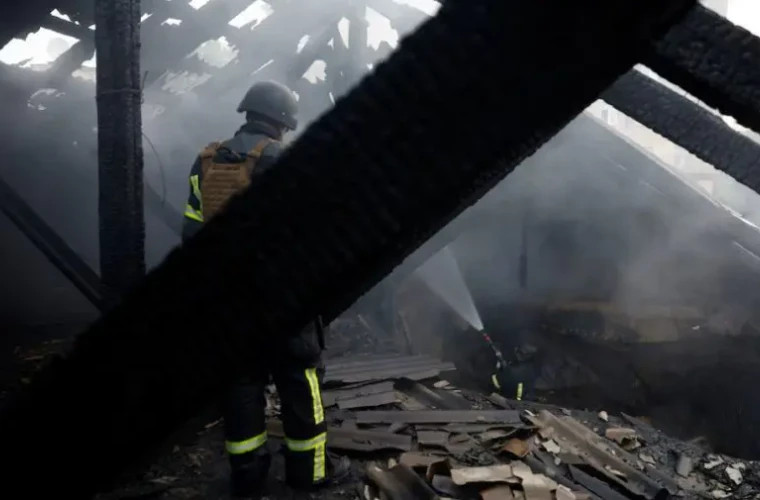 Масштабный авиаудар по Киеву