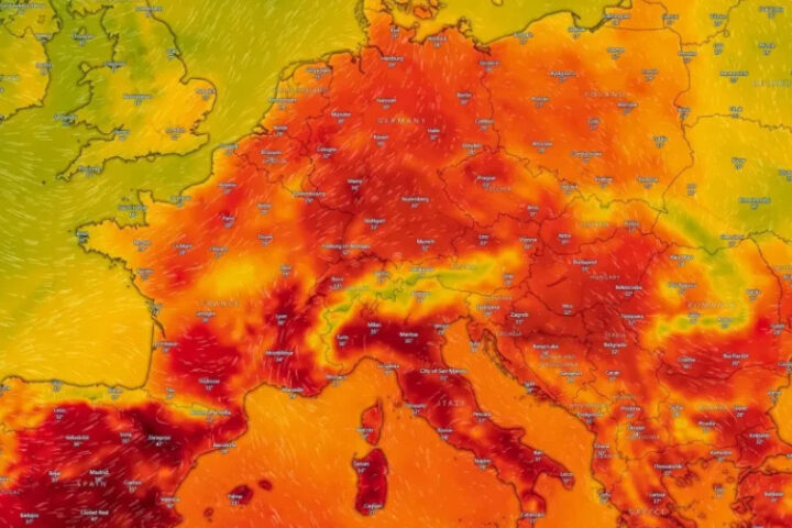 На этой неделе Европа переживет сильную жару в нескольких регионах