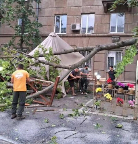 Одесса столкнулась с плохой погодой и штормовым ветром