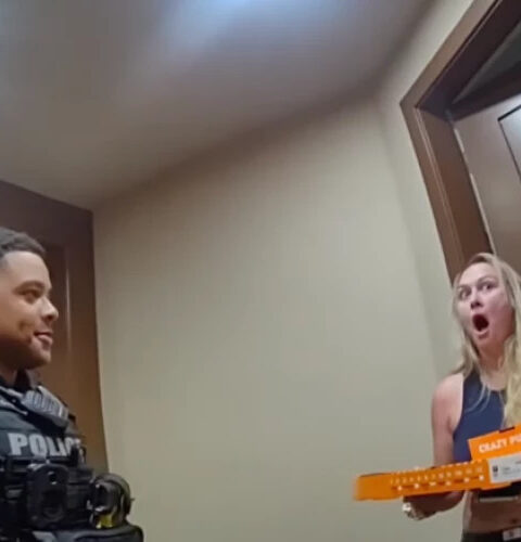 Правосудие и моцарелла: Полиция доставила пиццу по указанному адресу