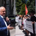 ПСРМ проводит митинг у здания МИД: "Не признаем выборы в случае фальсификаций"