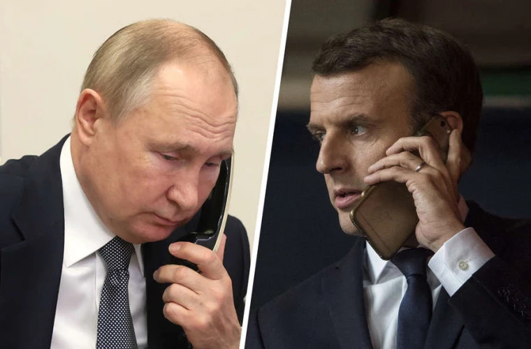 Путин и Макрон провели первый за почти три года звонок. О чем шла речь?