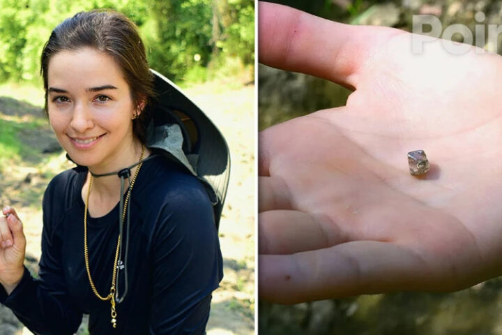 Американка нашла бриллиант весом 2,3 карата в парке «Кратер алмазов» в Арканзасе