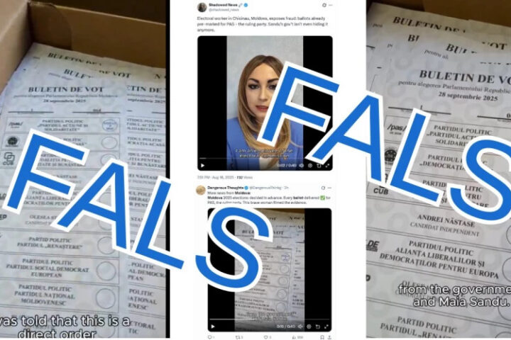 ЦИК Молдовы опроверг подделку бюллетеней для голосования на выборах 28 сентября 2025 года