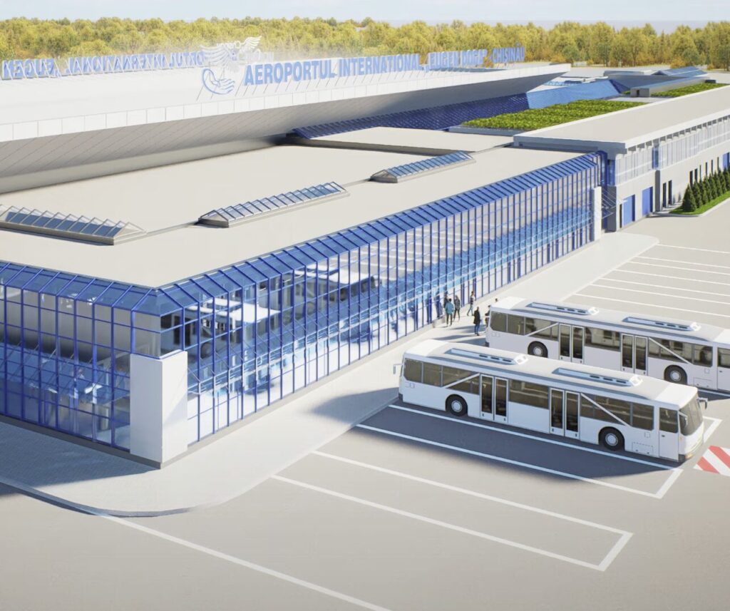 Кишиневский аэропорт планирует модернизацию с душевыми кабинами и террасой до 2026 года