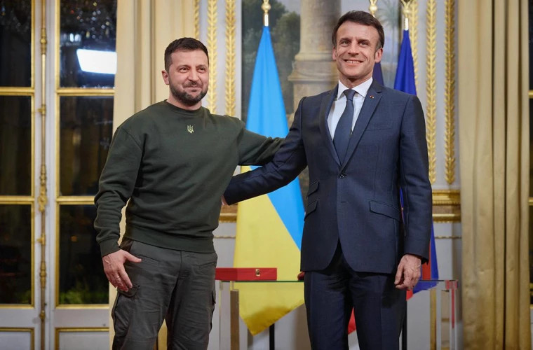 Макрон: будущее Украины зависит от украинцев и участия Европы