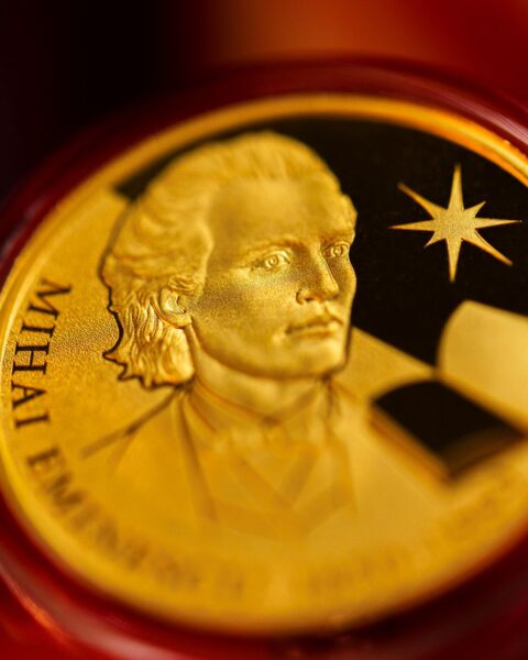 Нацбанк Молдовы выпустил памятную монету «Михай Эминеску» в рамках Года поэта