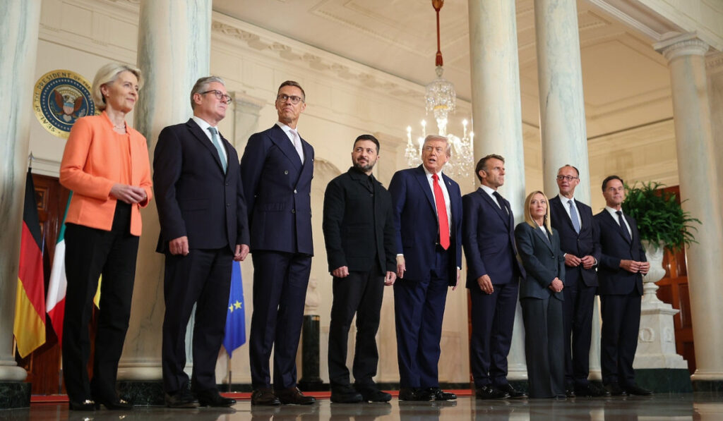 Зеленский, Трамп и европейские лидеры провели переговоры в Вашингтоне