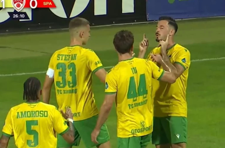 «Зимбру» одержал рекордную победу над «Спартаний Спортул» со счётом 5:0
