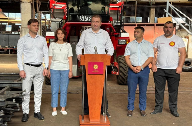Alianța „MOLDOVENII” предлагает бесплатную передачу ирригационных станций фермерам для улучшения сельского хозяйства