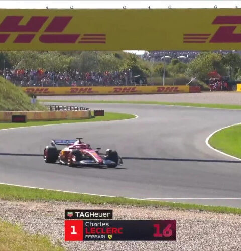 Лиса перебежала трассу во время квалификации Гран-при Нидерландов Формулы-1