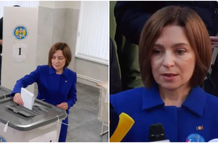 Майя Санду проголосовала на выборах в парламент Молдовы 28 сентября