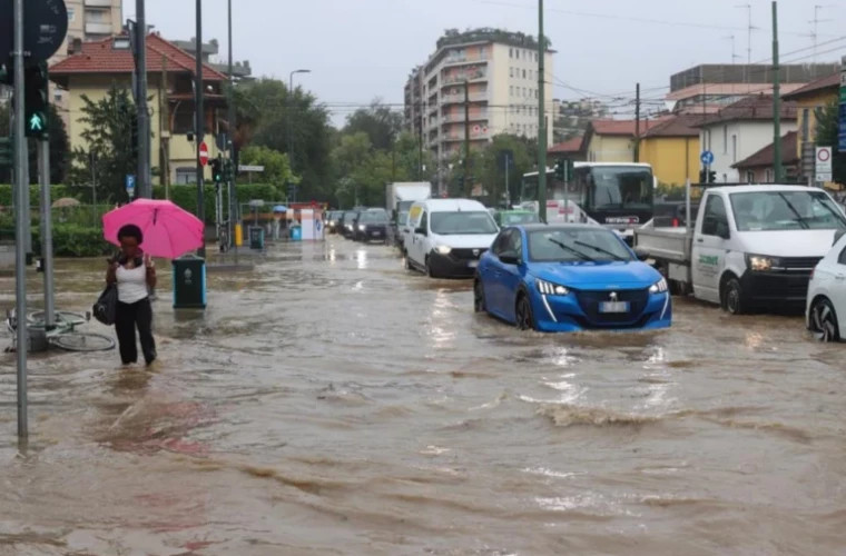 Наводнения в Милане: мощный шторм вызывает коллапс транспорта и ущерб в Ломбардии