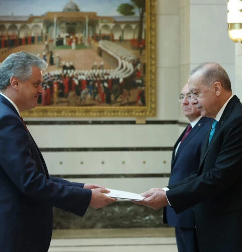 Олег Серебрян вручил верительные грамоты президенту Турции Реджепу Тайипу Эрдогану