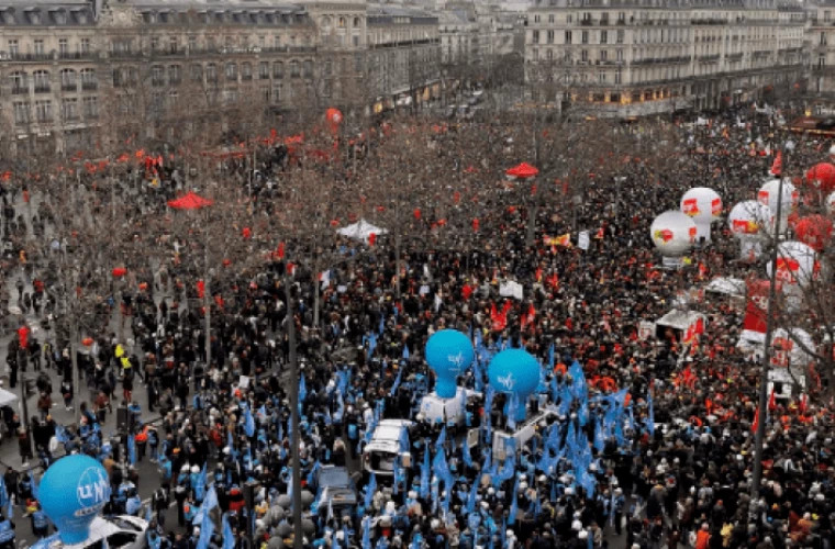 Во Франции 10 сентября ожидаются массовые забастовки и протесты с участием до 100 тысяч человек