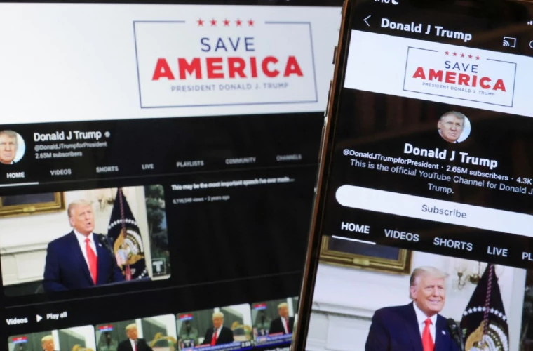 YouTube выплачивает Трампу 24,5 миллиона долларов после блокировки его аккаунта