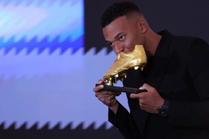 Мбаппе получил «Золотую бутсу» за 31 гол в Ла Лиге