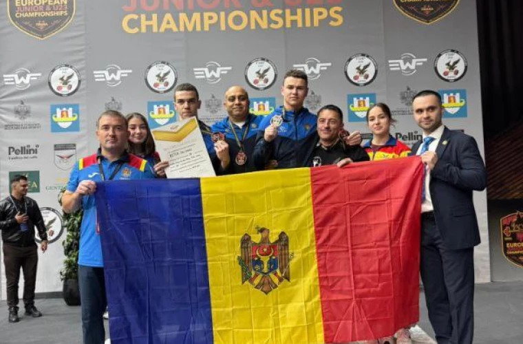 Молдавские тяжелоатлеты Ион Баданев и Дан Бетка завоевали медали на юниорском чемпионате Европы в Дурресе