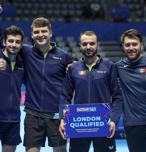 Сборная Молдовы вышла в плей-офф чемпионата Европы по настольному теннису