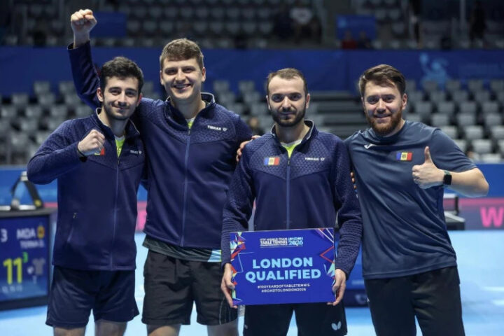Сборная Молдовы вышла в плей-офф чемпионата Европы по настольному теннису