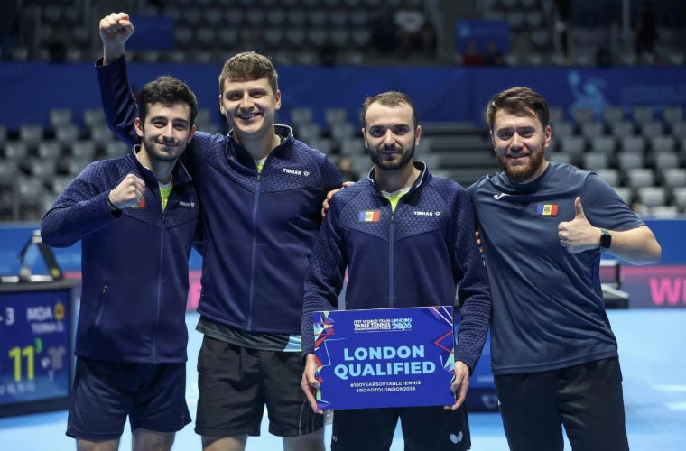 Сборная Молдовы вышла в плей-офф чемпионата Европы по настольному теннису
