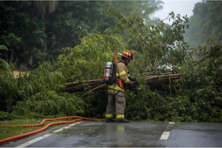 Шторм "Джошуа" пронесся по северу Германии, вызывая наводнения и повреждения зданий