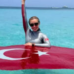 Спортсменка из Турции Шахика Эрджюмен установила мировой рекорд в подводном плавании