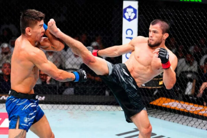 Умар Нурмагомедов доминирует в бою на UFC 321 и восстанавливает статус претендента