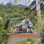 Вертолёт с президентом Индии застрял в бетоне во время посадки в Керале