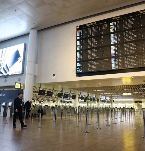 Аэропорт Брюсселя отменяет 110 рейсов из-за общенациональной забастовки