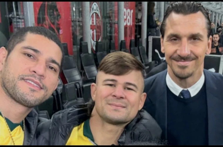 Алекс Перейра на «Сан-Сиро»: встреча с Ибрагимовичем и планы на бой против Джонса