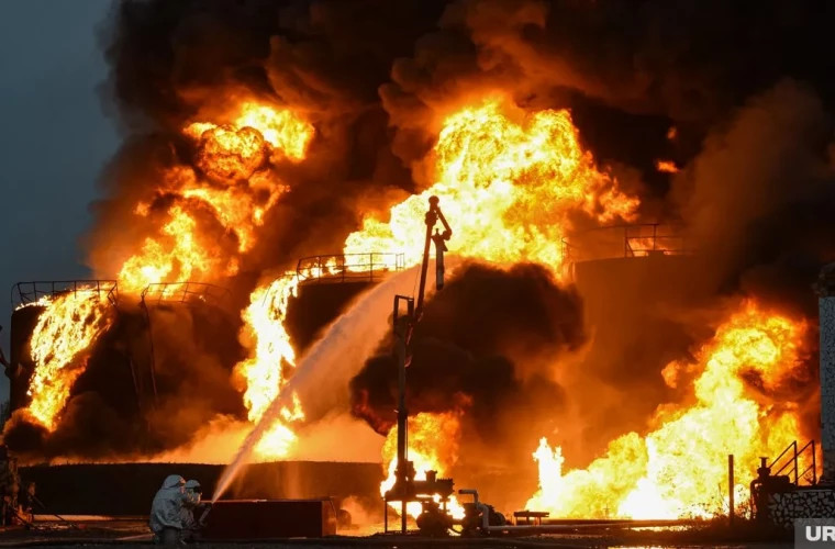 Беспилотники Украины атаковали порт Туапсе, вызвано возгорание танкера