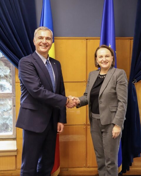 Еуджен Осмокеску и Ивона Перко обсудили важность сотрудничества с ЕС для экономики Молдовы