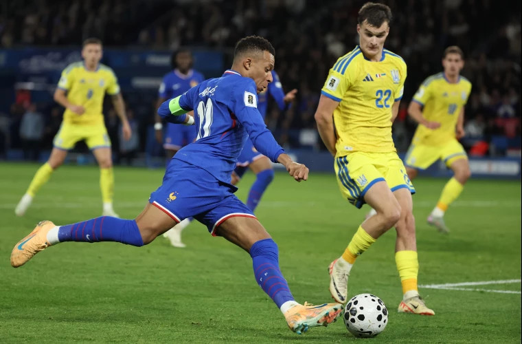 Франция разгромила Украину 4:0 и вышла на ЧМ-2026 в Париже