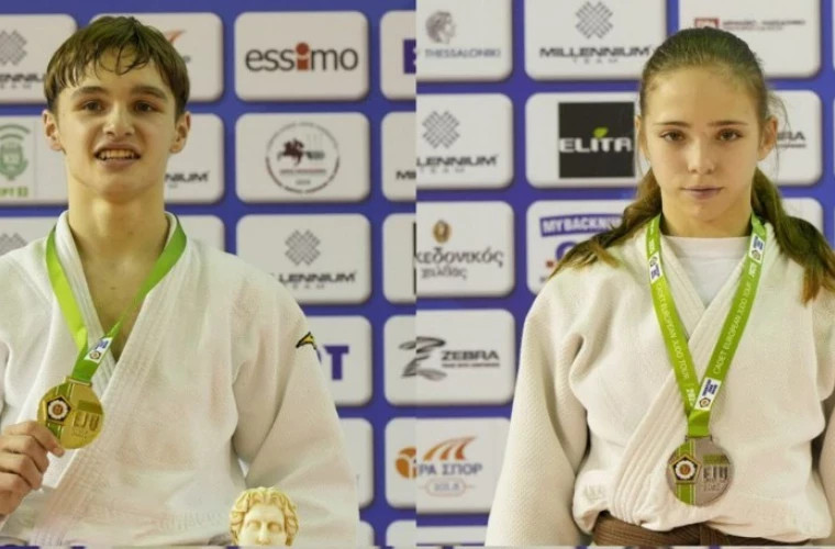 Молодые дзюдоисты из Молдовы завоевали четыре медали на Кубке Европы в Салониках