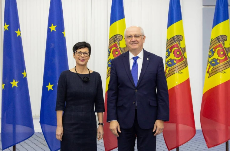 Мунтяну и Кос обсудили реформы и поддержку ЕС для Молдовы на встрече в Кишинёве