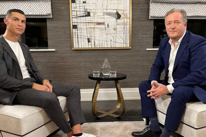 Пирс Морган анонсировал откровенное интервью с Криштиану Роналду на следующей неделе