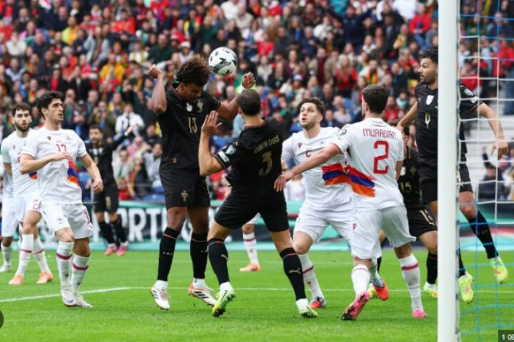 Португалия обыграла Армению 9:1, повторив исторический рекорд без Роналду