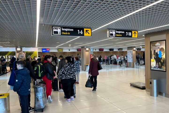 Рекордный пассажиропоток в Кишиневском международном аэропорту в октябре 2025 года