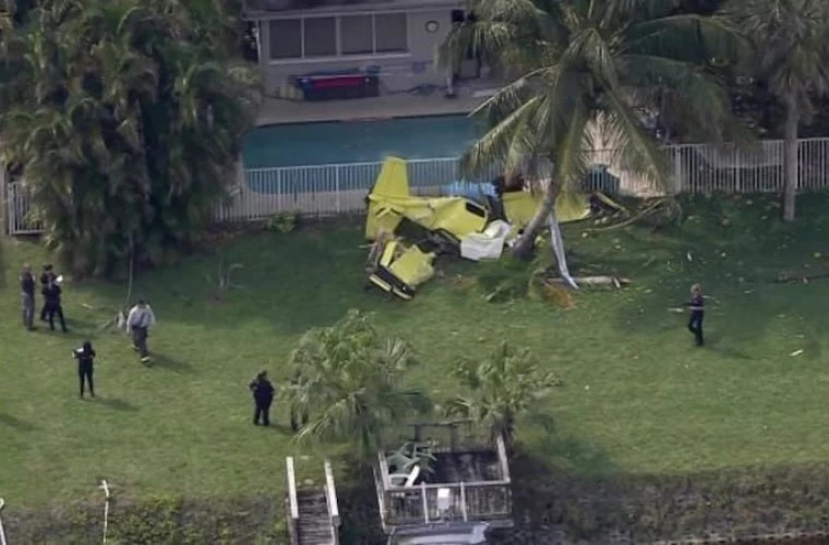 Самолет с гуманитарной помощью для Ямайки разбился во дворе дома в штате Флорида