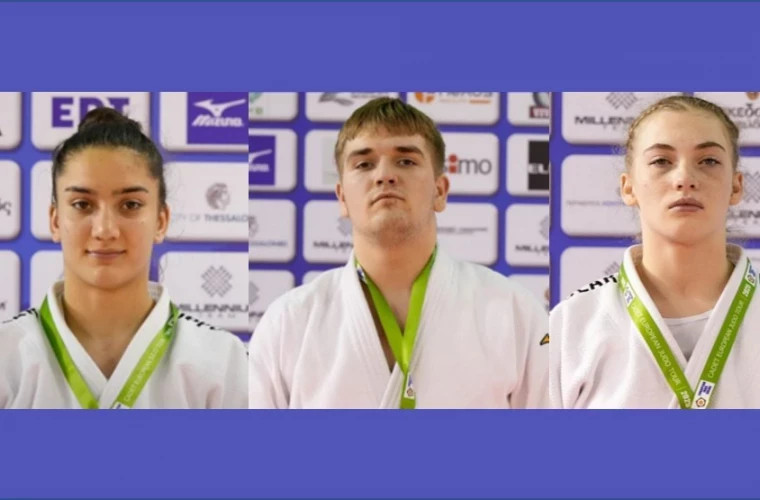 Сборная Молдовы U18 выиграла три медали на Кубке Европы по дзюдо в Салониках