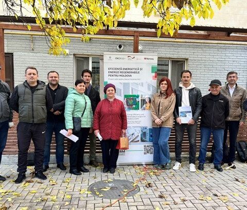 Снижение затрат на энергию для десяти многоквартирных домов в Молдове благодаря модернизации